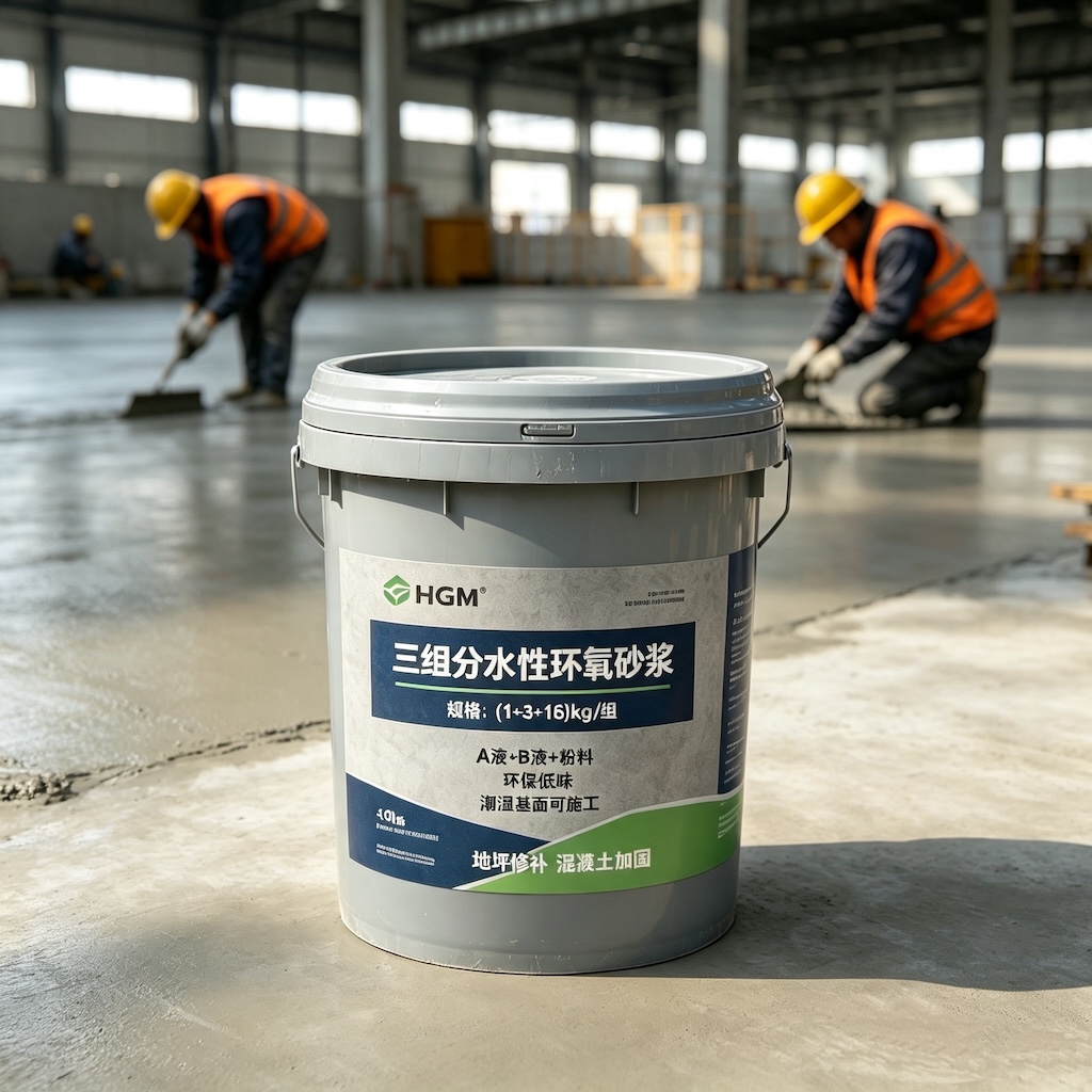 丰城三组份水性环氧砂浆